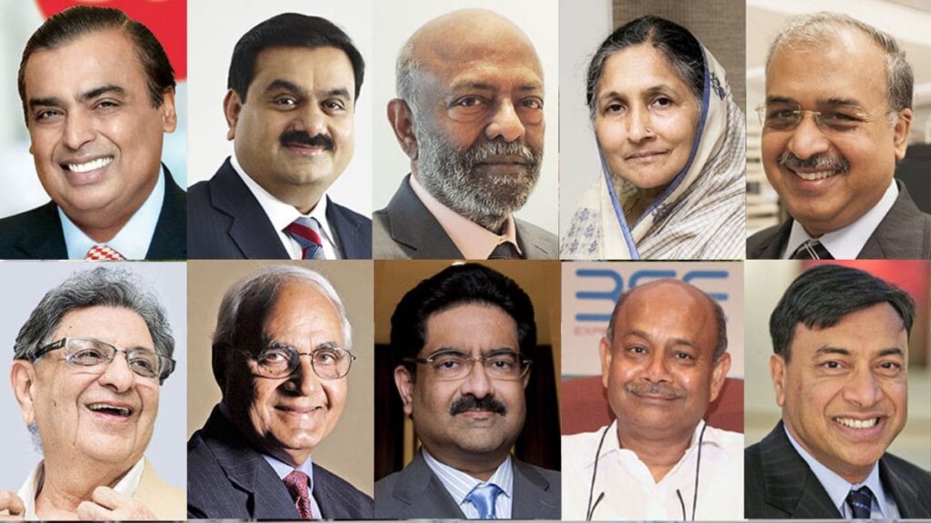 Top 10 Richest Person List In India