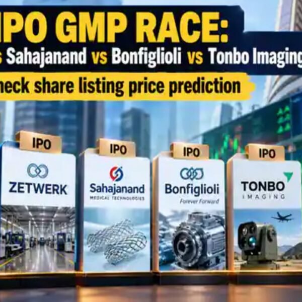 IPO GMP Today: Tonbo Imaging Signals 72% Listing Gain; Check GMP of 3 Other IPOs