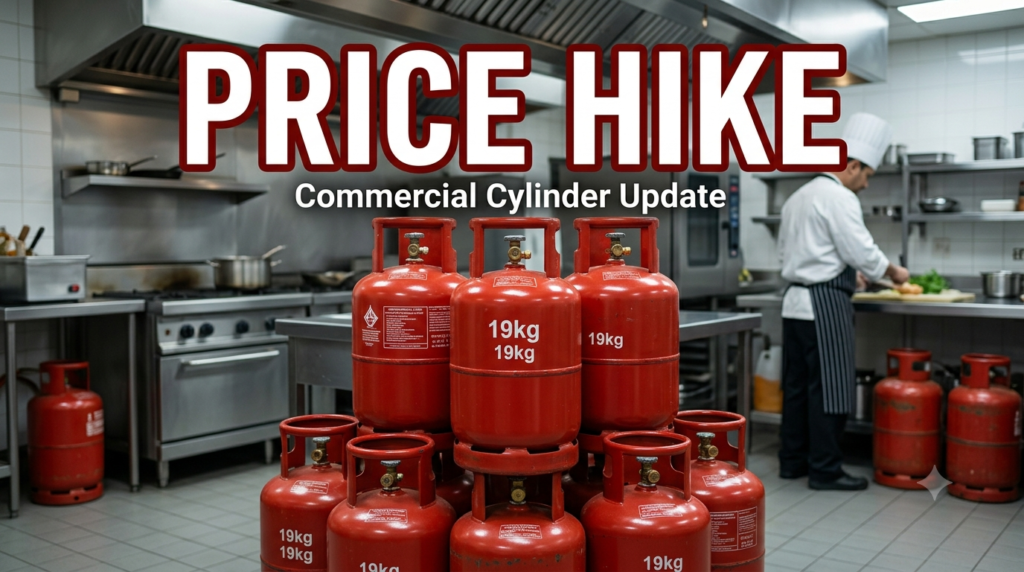 Commercial LPG Cylinder Price Hike: 19 Kg Cylinder Price Rises by ₹62.50 in Delhi
