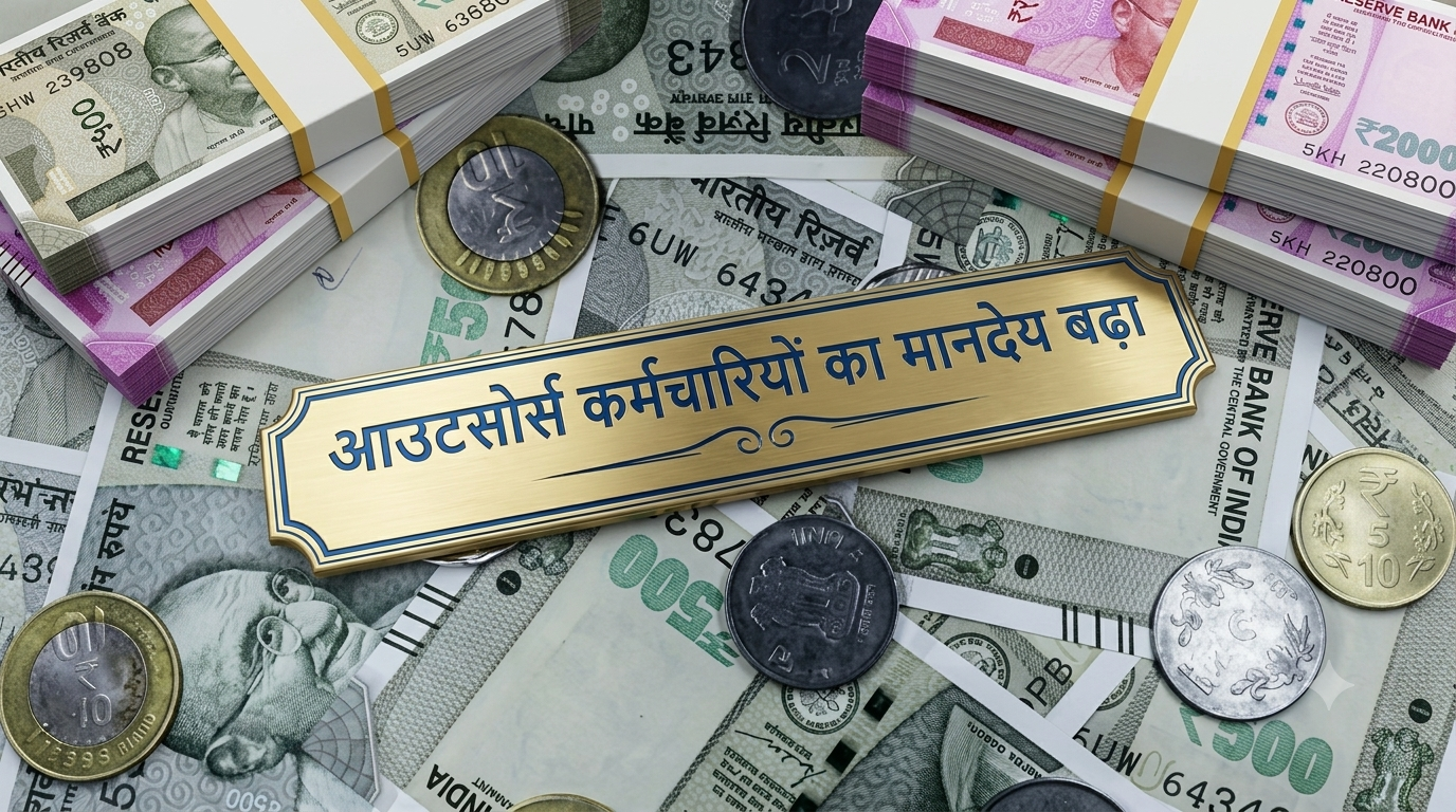 योगी सरकार का बड़ा फैसला: आउटसोर्स कर्मचारियों का मानदेय बढ़ा, चपरासी को 18 हजार रुपये