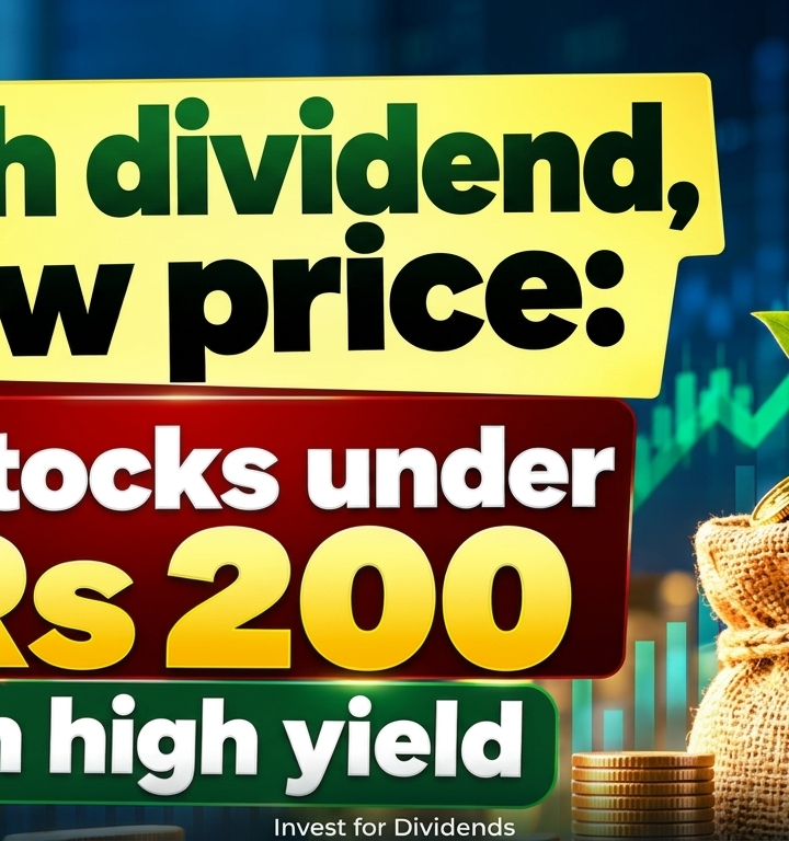 4 High Dividend Yield Stocks Under ₹200 to Watch in 2026