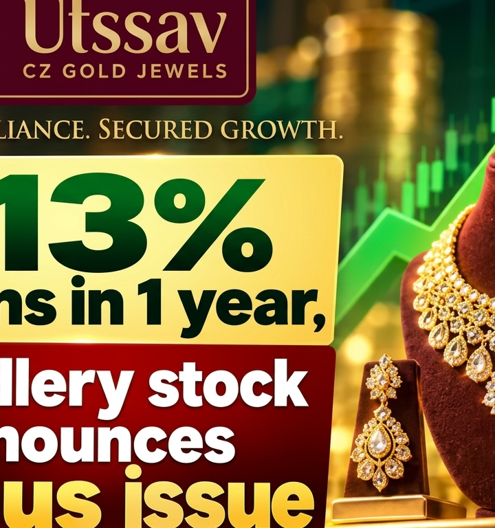Utssav CZ Gold Jewels Bonus Issue 2026: 1:1 Ratio, Record Date