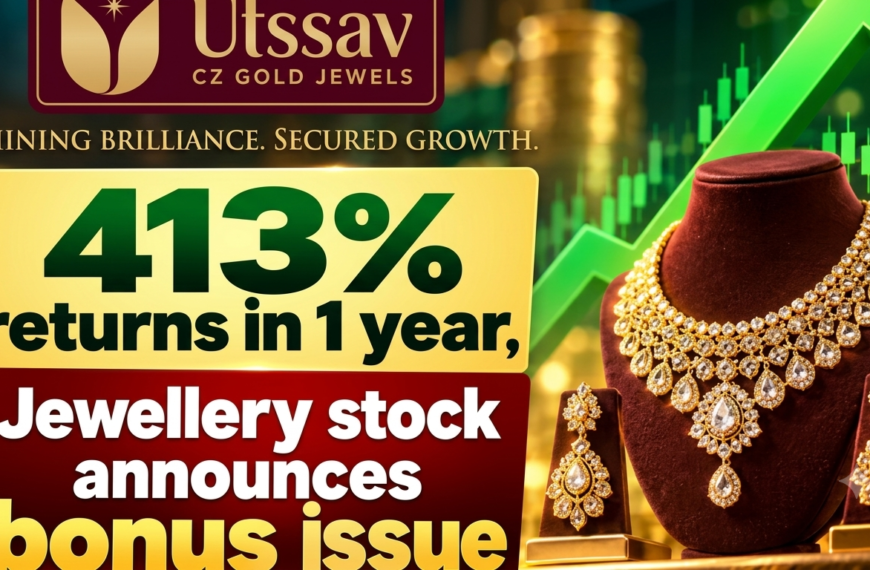 Utssav CZ Gold Jewels Bonus Issue 2026: 1:1 Ratio, Record Date
