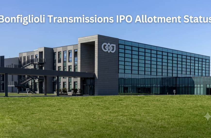 Bonfiglioli Transmissions IPO Allotment Status: Check Online