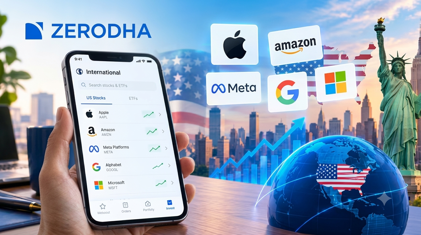 Zerodha Launches US Stock Investing on Kite: How Indians Can Invest in US Stocks