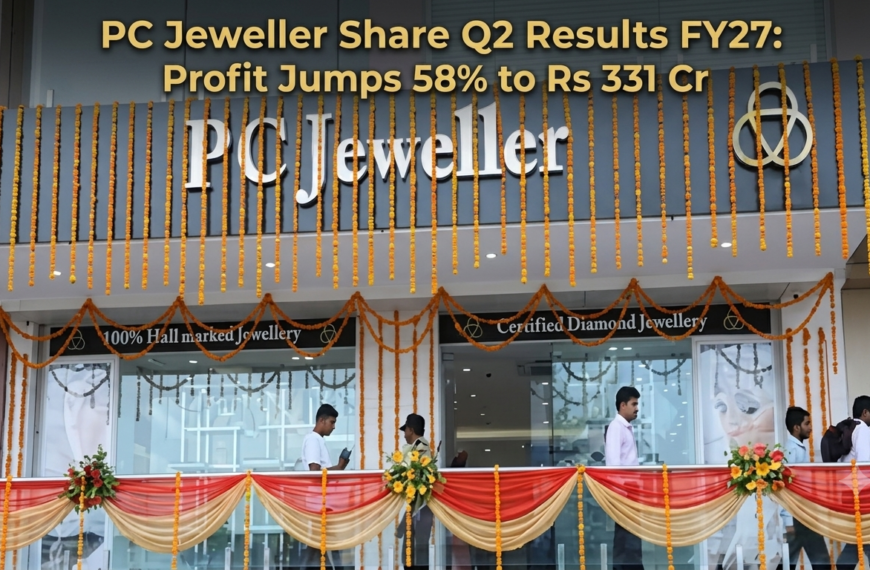 PC Jeweller Share Q2 Results FY27: Profit Jumps 58% to Rs 331 Cr