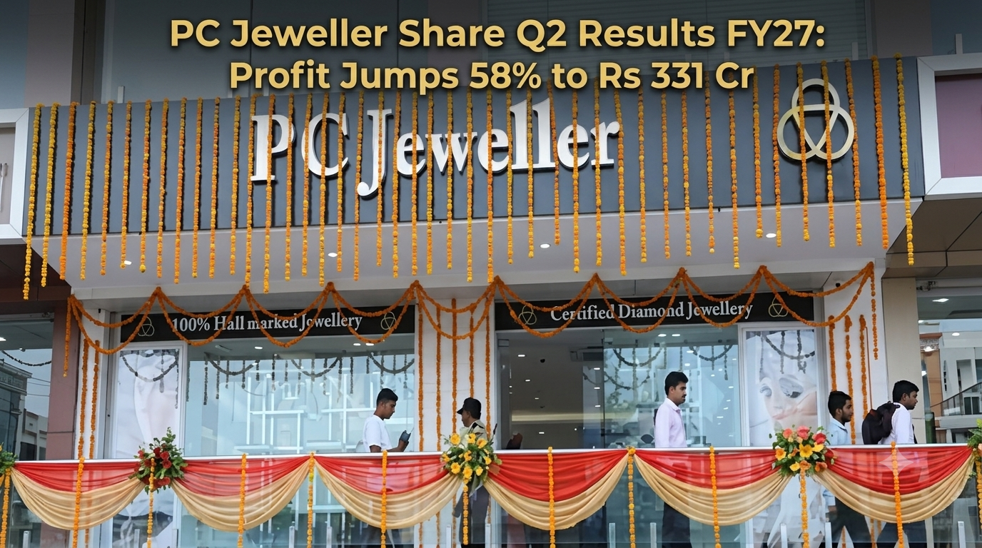 PC Jeweller Share Q2 Results FY27: Profit Jumps 58% to Rs 331 Cr