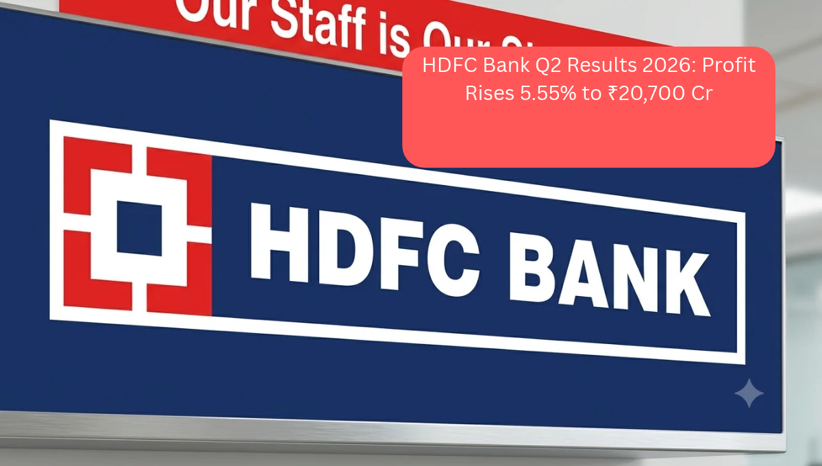 HDFC Bank Results Q2 2026: Profit Jumps to ₹20,700 Crore, Gross NPA Falls to 1.11%